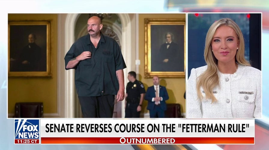 Senate unanimously reverses course on 'Fetterman rule' after only nine days