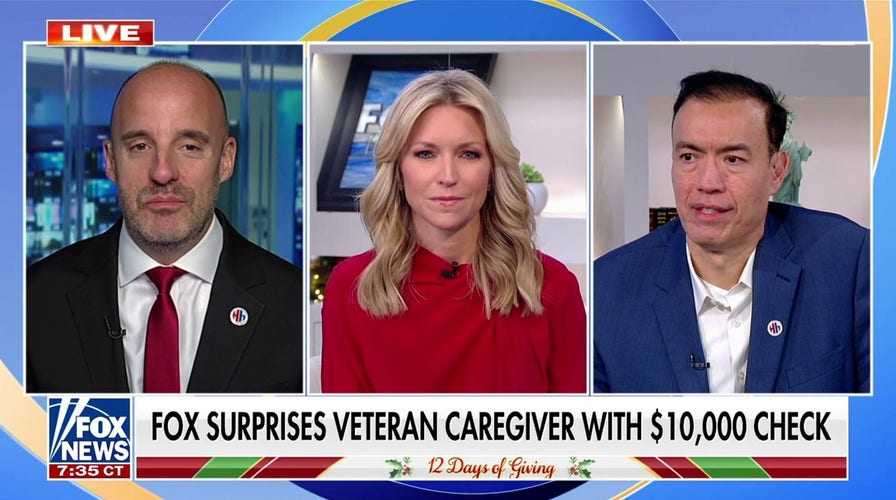 Fox Corp surprises veteran caregiver with $10,000 to care for father