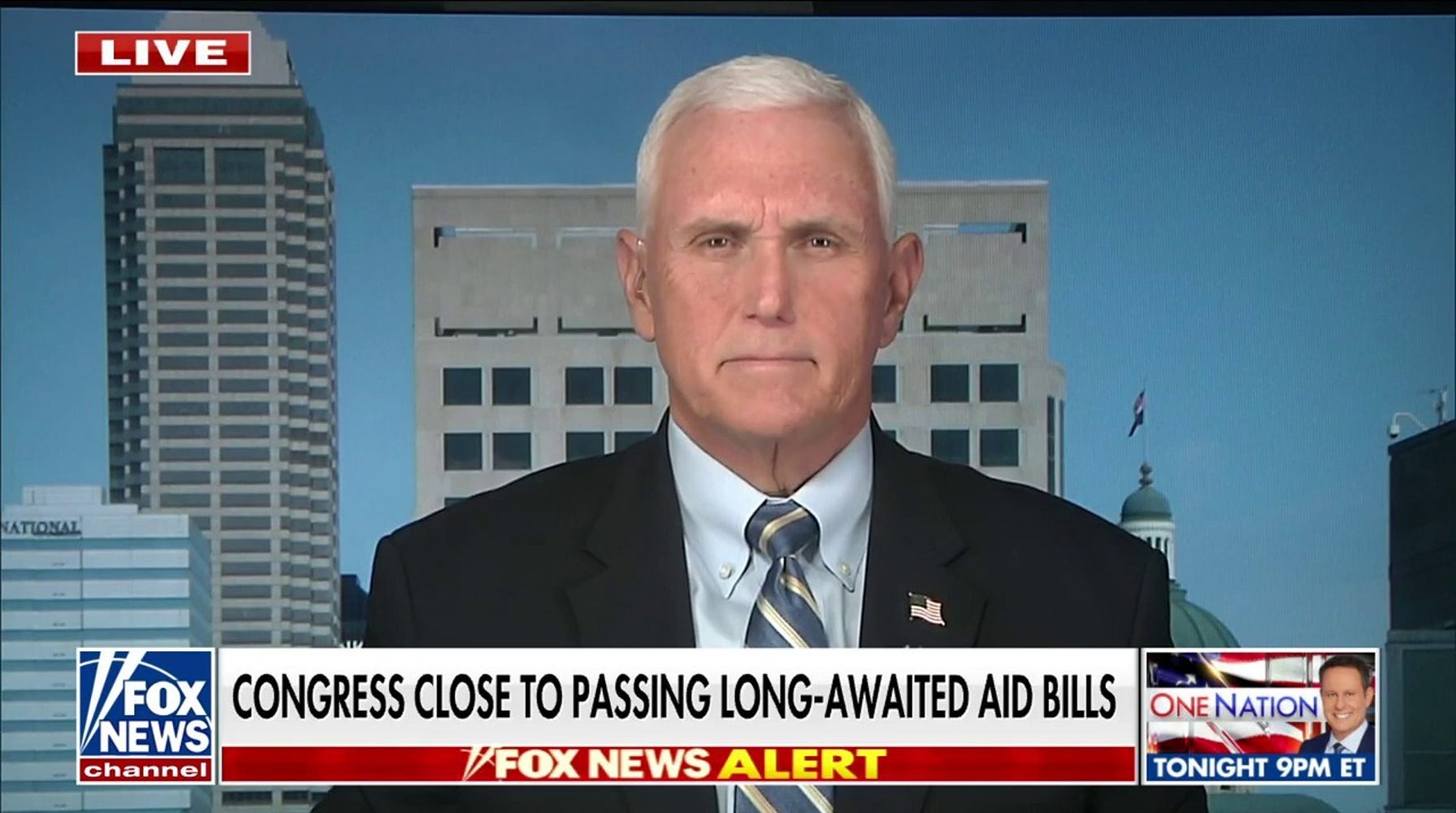 Pence Slams Biden's 'Totally Unacceptable' Threat to Withhold Aid from Israel