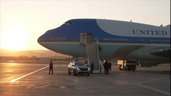 Catering truck spotted near Air Force One after Trump reportedly used it to evade Iran threat