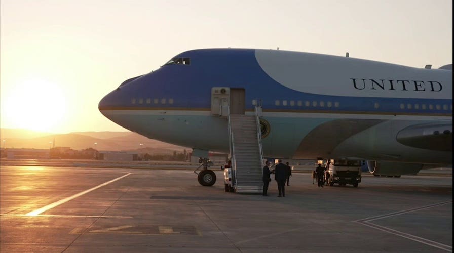 Catering truck spotted near Air Force One after Trump reportedly used it to evade Iran threat