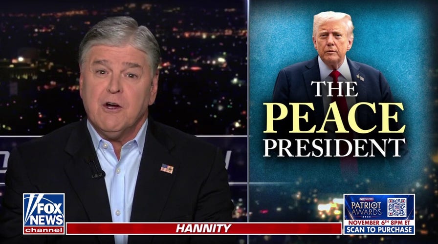 Hannity: Even the left-wing media mob is cheering Trump over peace deal