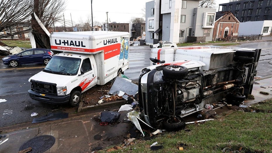 Nashville tornado aftermath reveals smashed houses, battered cars as death toll rises