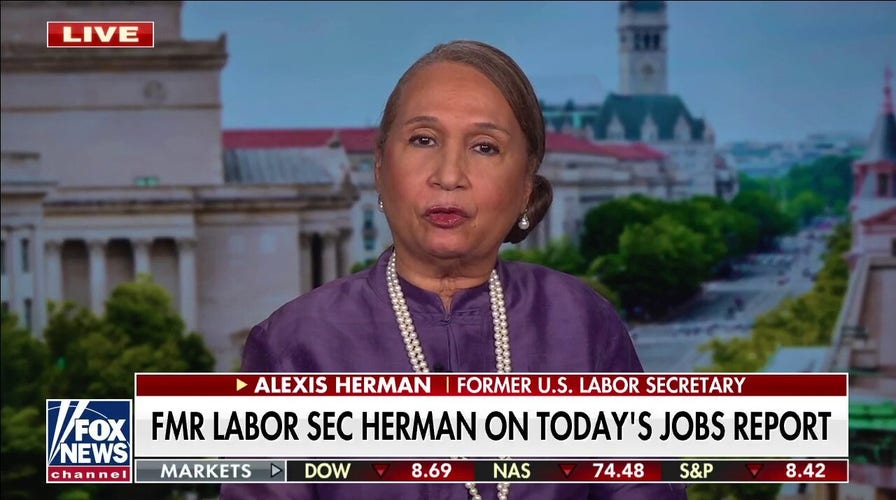 Former Labor Secretary Alexis Herman reacts to jobs report, economy