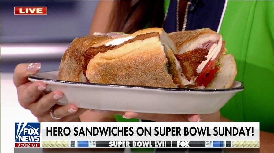 Rachel Campos-Duffy tries Faicco’s Italian hero ahead of tonight's Super Bowl 