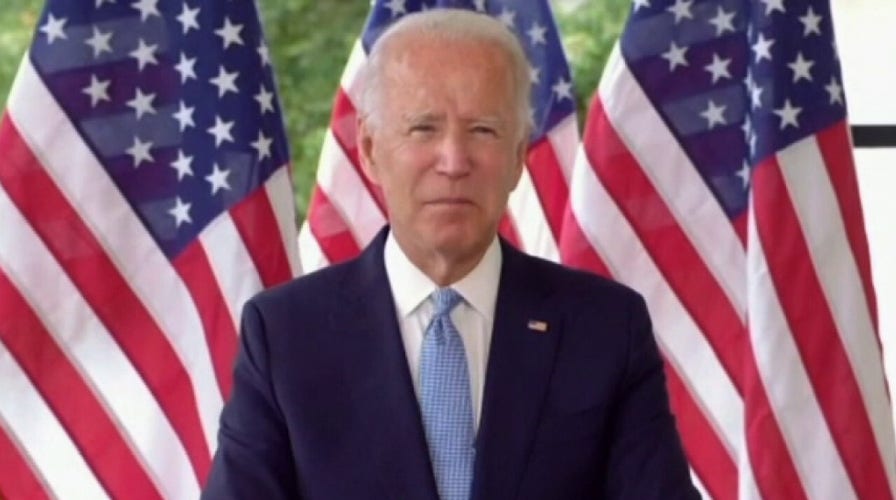 Biden: Troops, their families will never have to question what side I'm on
