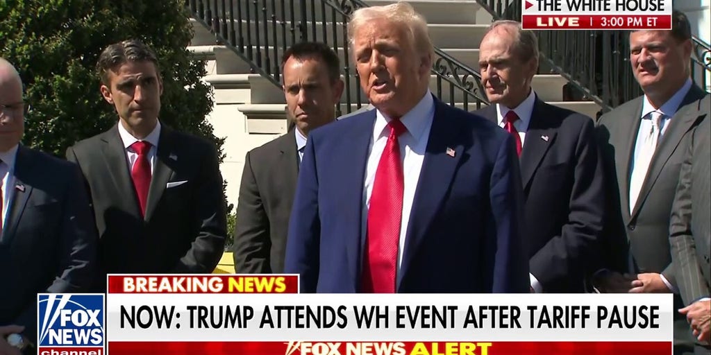 Trump explains tariff hike on China, 90-day pause for others | Fox News Video