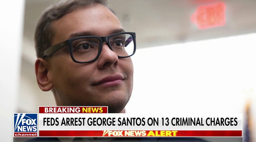 GOP Rep. George Santos arrested on 13 criminal charges