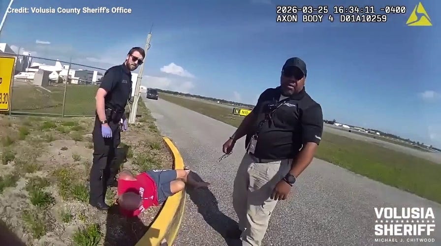  Florida antheral   allegedly plows done  airdrome  gate, onto airfield, sneaks onto planes earlier  takedown