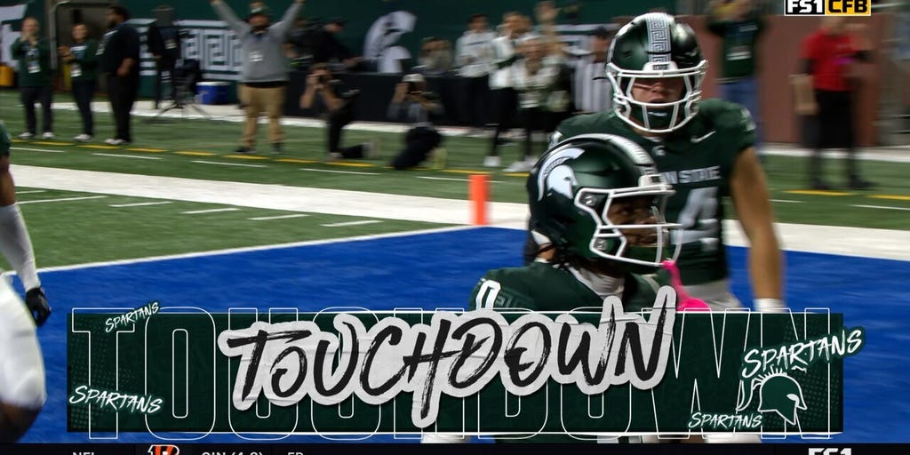 Alante Brown returns kickoff 92 yards for TD, extending Michigan State's lead over Maryland