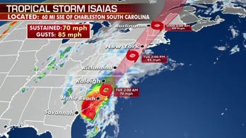 Isaias expected to restrengthen to hurricane	