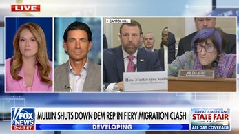 Mullin shuts down Democratic lawmaker in fiery immigration clash