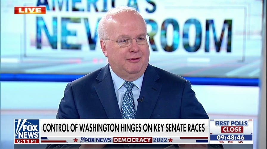  Karl Rove: 'Key voters' in 2022 midterms are those who are up for grabs