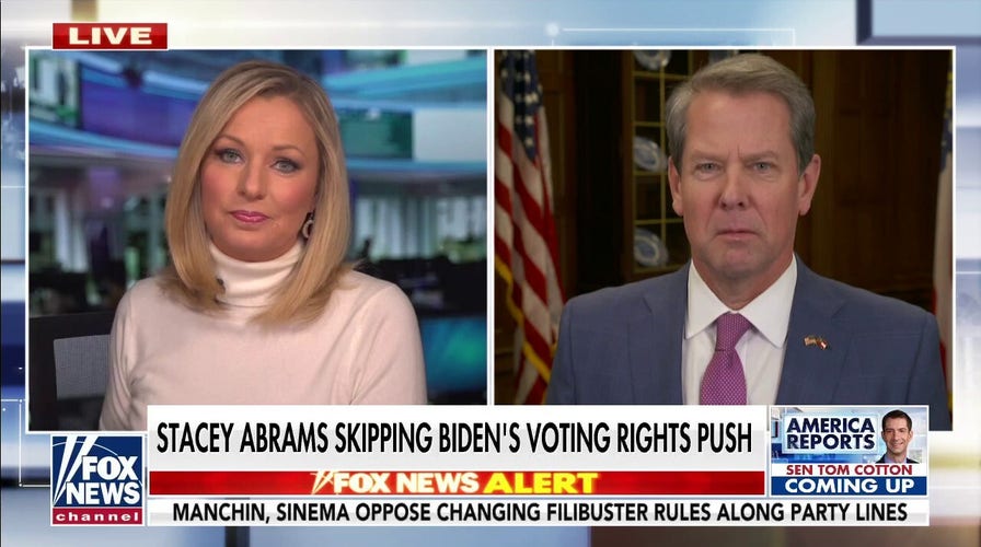 Gov. Kemp: Biden, Dems 'selling' the idea of 'voter suppression'