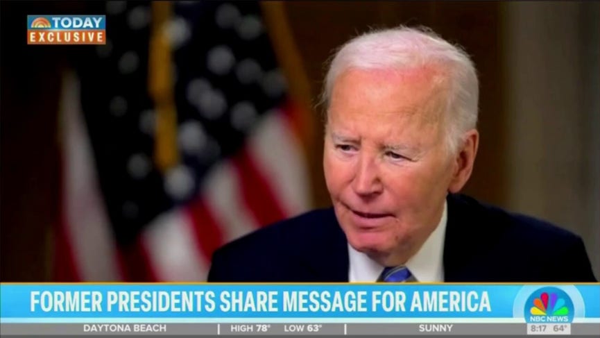 Former President Joe Biden claims constitutional safeguards are being 'trampled on'