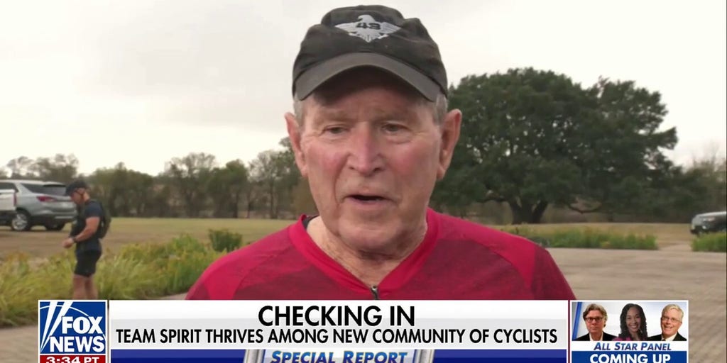 Veterans hit the trails with former President George W. Bush
