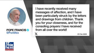 Pope Francis posts on social media, writes he's thankful for 'messages of affection,' prayers - Fox News