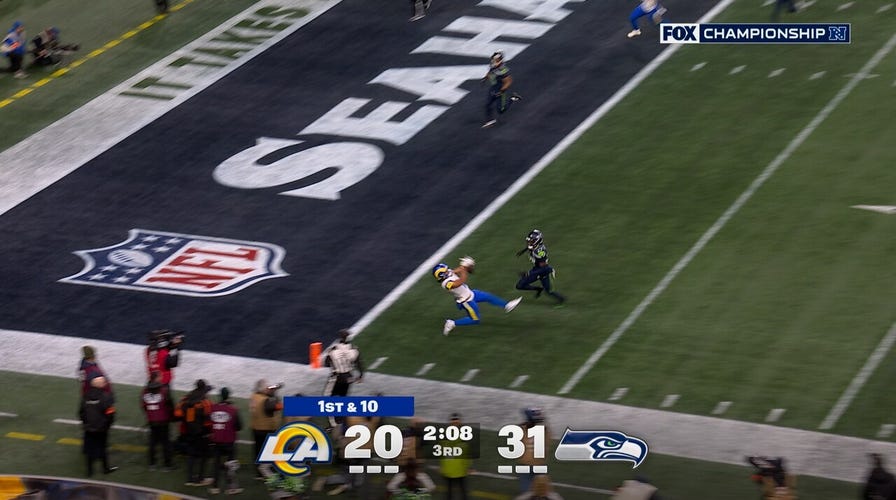 Matthew Stafford & Puka Nacua connect for 34-yard TD, shrinking Rams' deficit vs. Seahawks | NFL Highlights