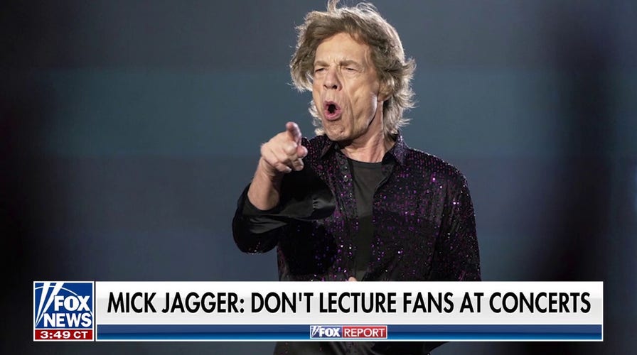 Mick Jagger warns against political lectures at concerts