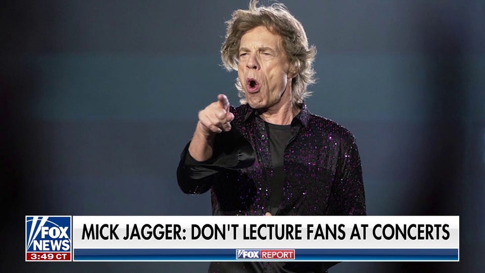 Mick Jagger warns against political lectures at concerts