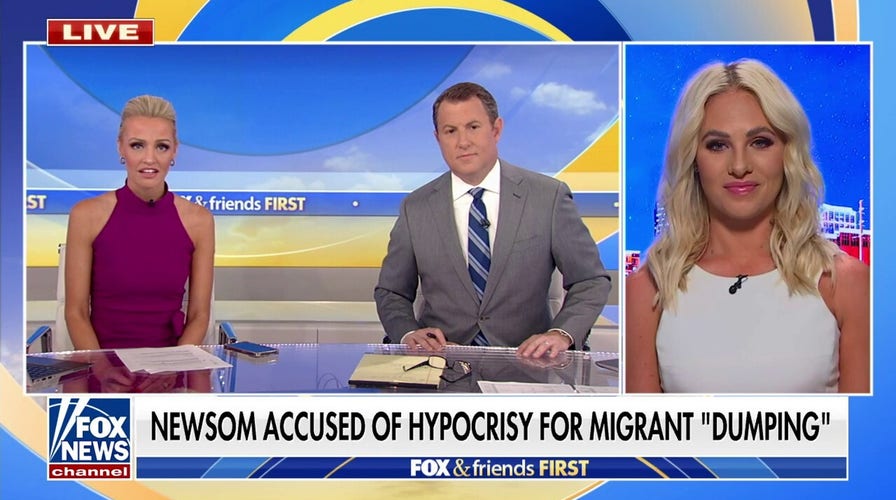 Gavin Newsom accused of hypocrisy on migrant 'dumping'