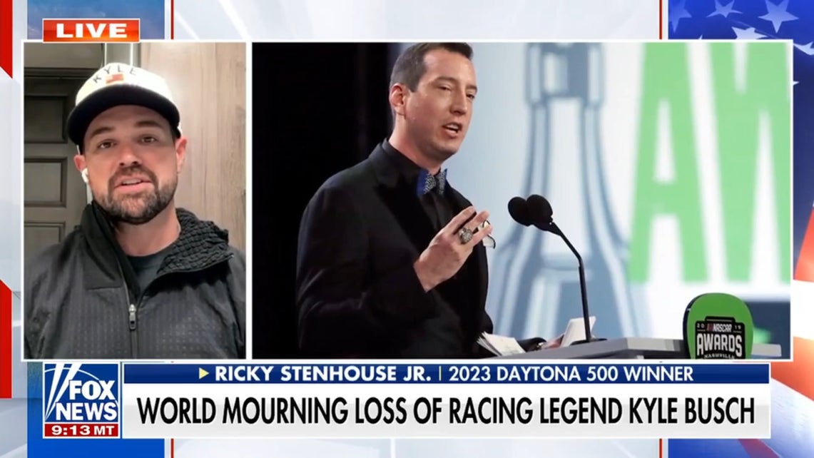Ricky Stenhouse Jr. pays tribute to Kyle Busch as NASCAR world mourns racing legend