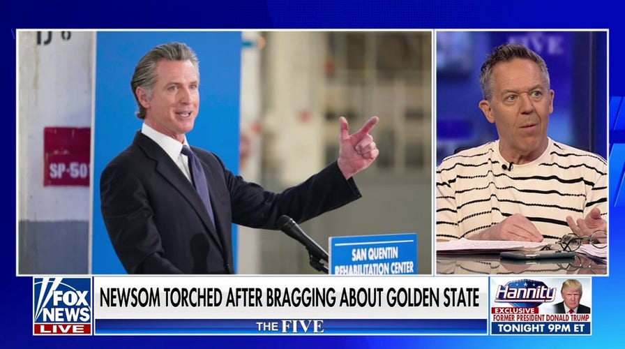 Gutfeld: The rest of California isn't as lucky as 'greasy' Gavin Newsom