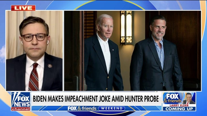 Rep. Johnson slams Biden for poking fun at GOP's impeachment inquiry motion: ‘Not a joking matter’
