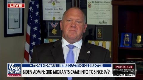 Tom Homan sounds off on Biden’s ‘open border agenda’