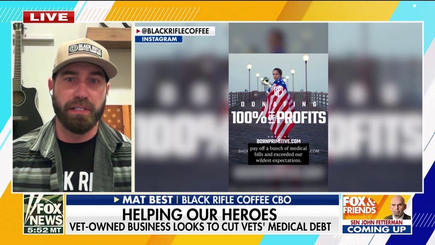 Black Rifle Coffee partners with country star to help erase veteran medical debt