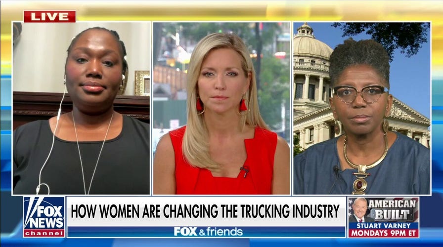 Growing demand for truck drivers draws women to the industry
