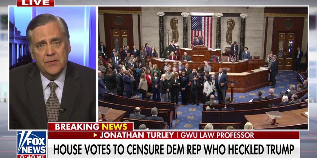 Jonathan Turley reacts to Democrats protesting Rep. Green's censure: 'Rage overcoming reason'