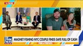 NY couple cash in on magnet fishing after pulling a safe from a Queens lake