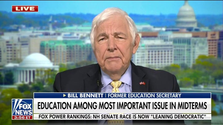 'Signal mark' of GOP popularity in education is Glenn Youngkin: Former Education Sec. Bill Bennett