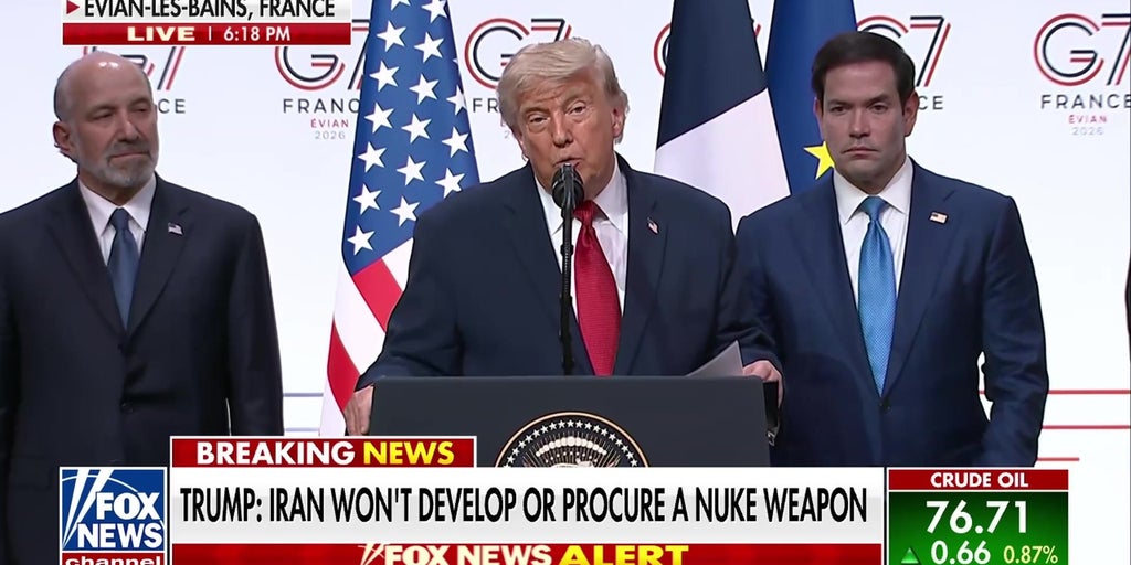 Trump says Iran deal prevents nuclear weapon, hails G7 success