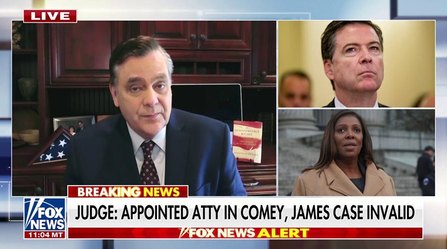Judge drops DOJ cases against James Comey, Letitia James