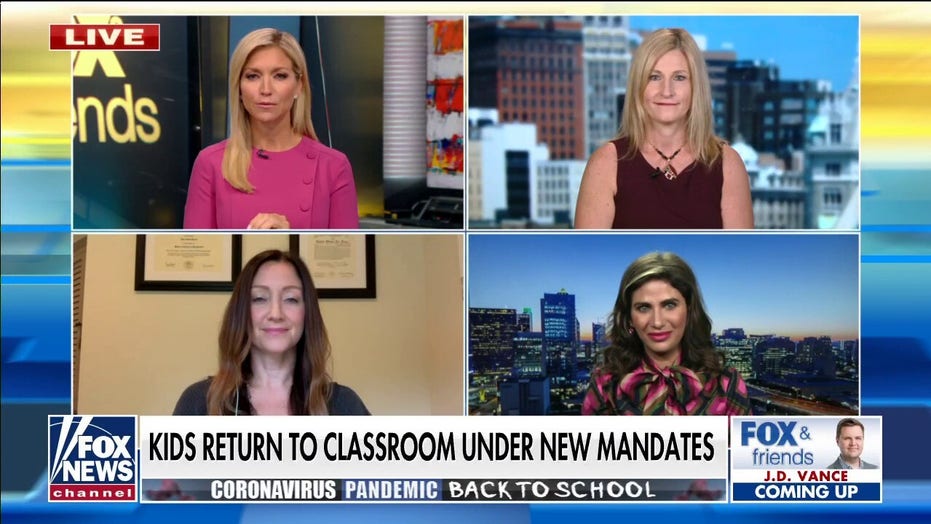 Ainsley Earhardt talks to moms on the debate over masking children in schools
