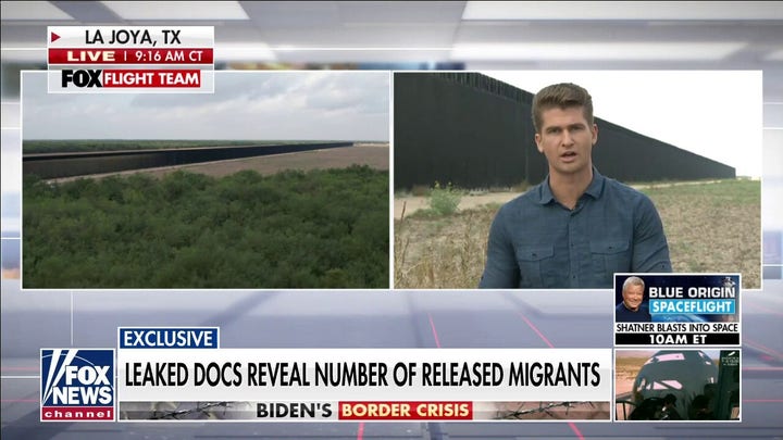 Leaked document reveals numbers of migrants released into the U.S.