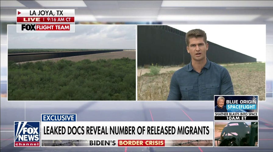 Leaked document reveals numbers of migrants released into the U.S.