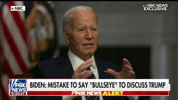 Biden says it was a ‘mistake’ to use ‘bullseye’ to discuss Trump