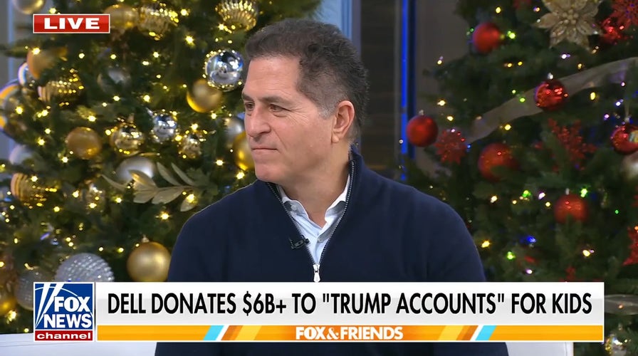 Dell Technologies founder on $6.25 billion donation to fund 'Trump accounts': 'Smartest investment'