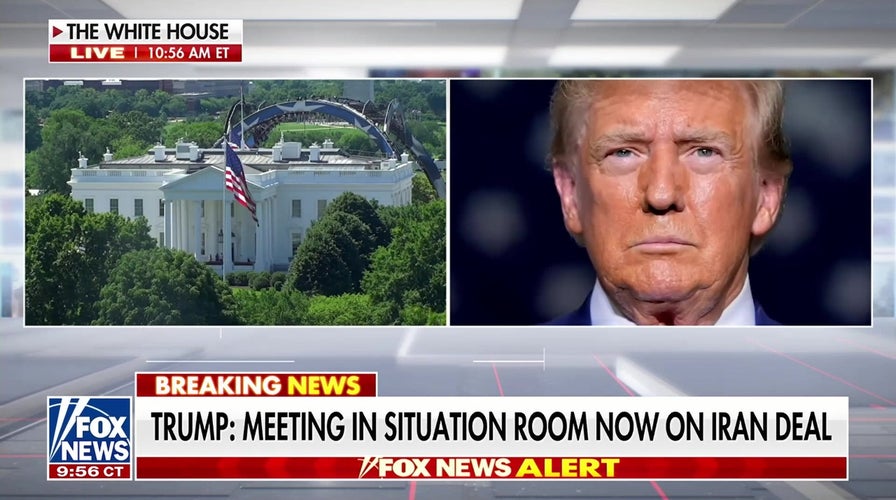 Trump announces demands for Iran nuclear deal, enters Situation Room