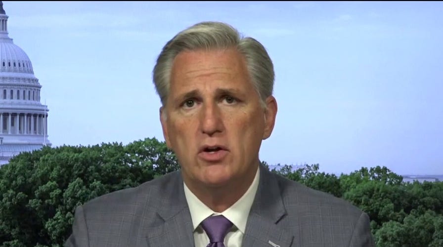 Leader McCarthy calls out Schumer for 'playing politics with American lives' over Russia bounty allegations