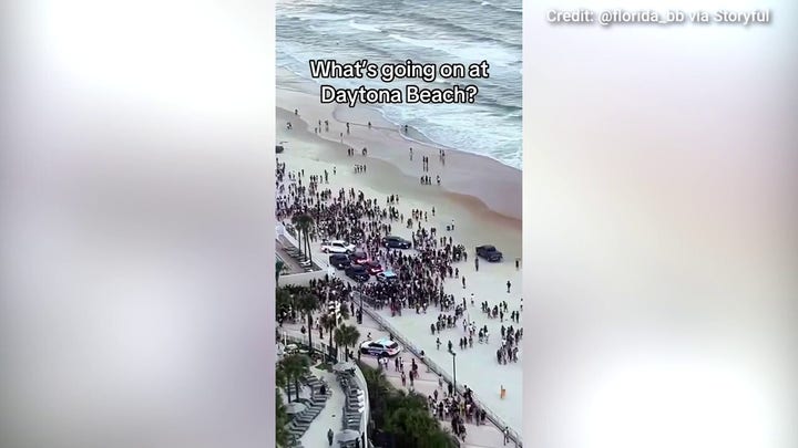Florida police show heavy presence on Daytona Beach amid Spring Break chaos