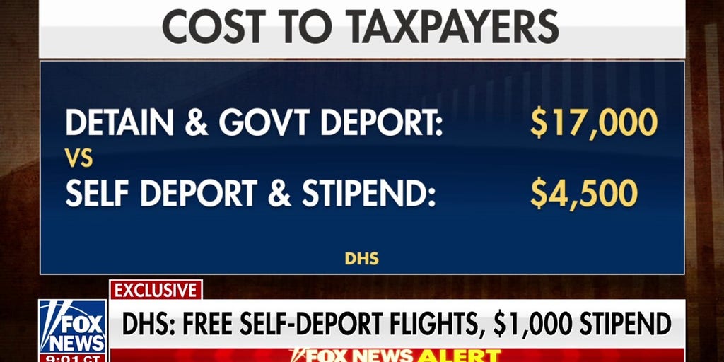 DHS to pay for self-deportation flights reducing taxpayer cost