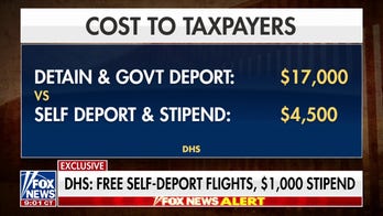 DHS to pay for self-deportation flights reducing taxpayer cost 