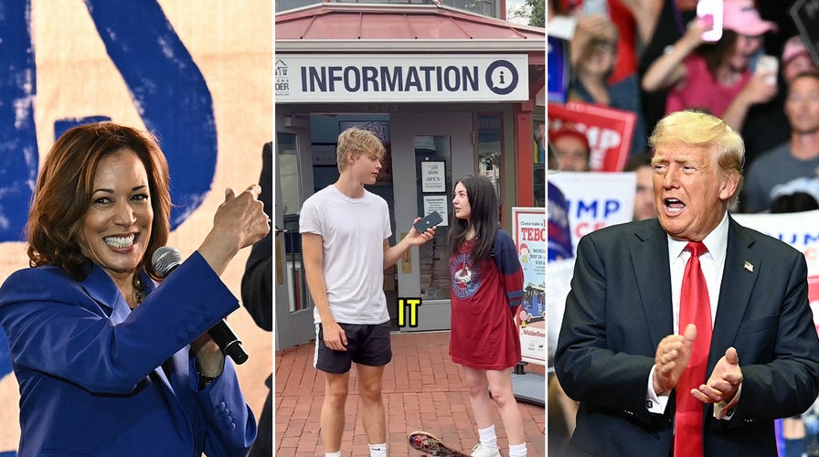 Teenage Trump supporter's TikToks go viral for exposing lack of knowledge among Harris supporters