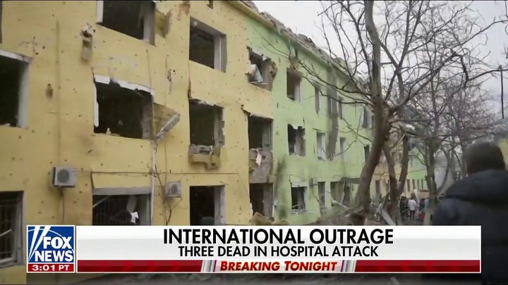 Russia accused of war crimes for attack on maternity hospital