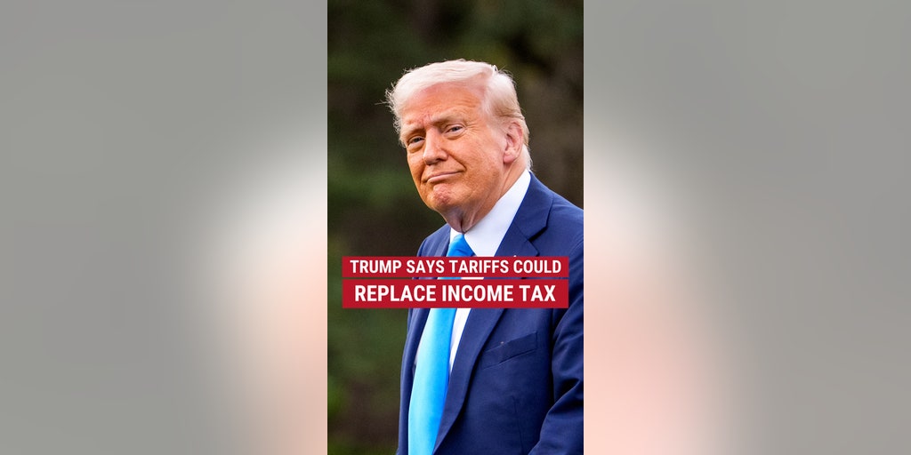 Trump says tariffs could replace a critical American tax