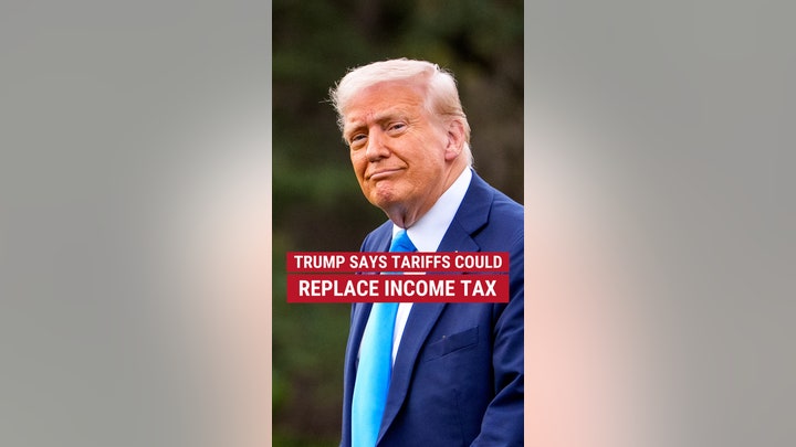 Trump says tariffs could replace a critical American tax